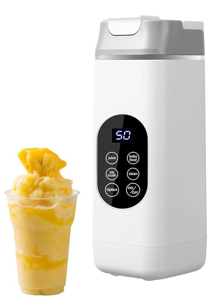Kompakter Entsafter Mixer, tragbarer USB-Mixer, kabelloser Küchen-Shake-Mixer, Reise-Fruchtsaft, kabelloser Mini für Strand und Picknick