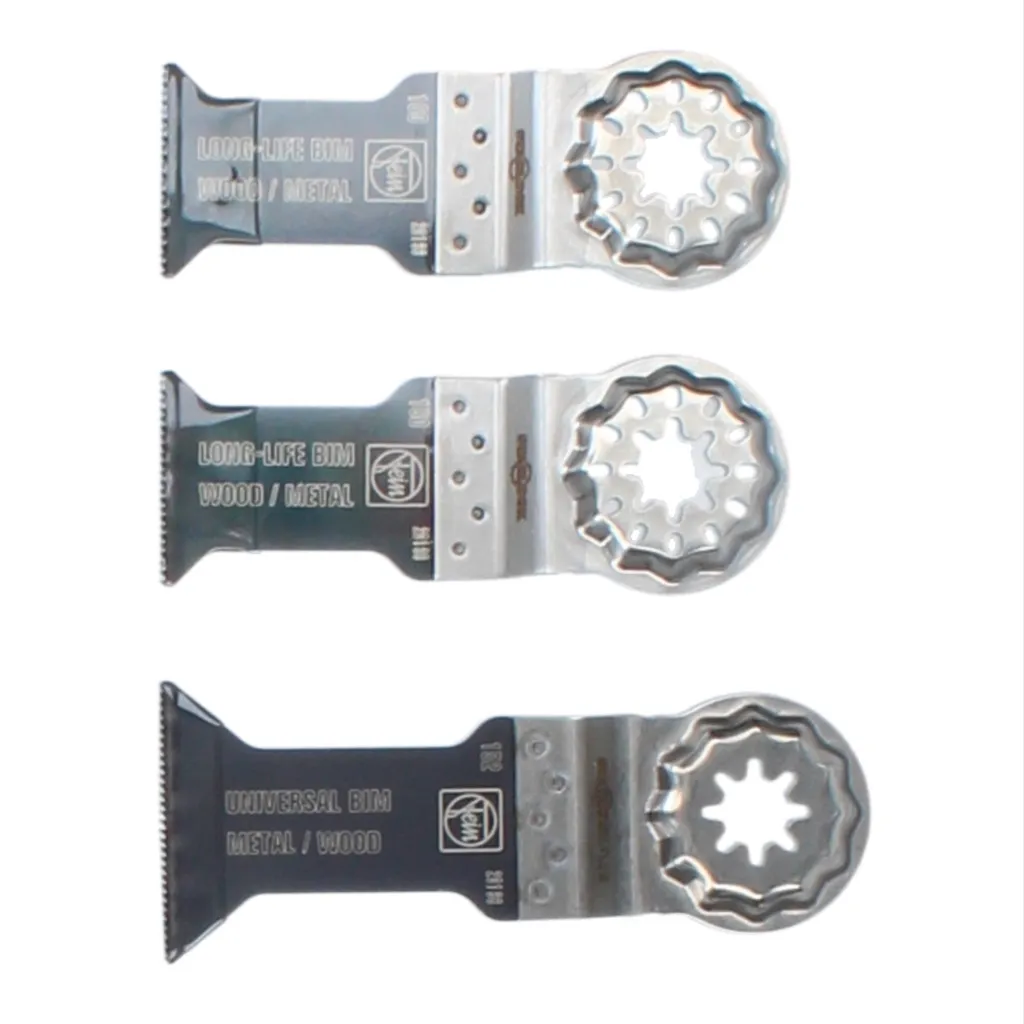 Set d'accessoires Fein Best of E-Cut Starlock pour Multi-Tool - 6 pièces