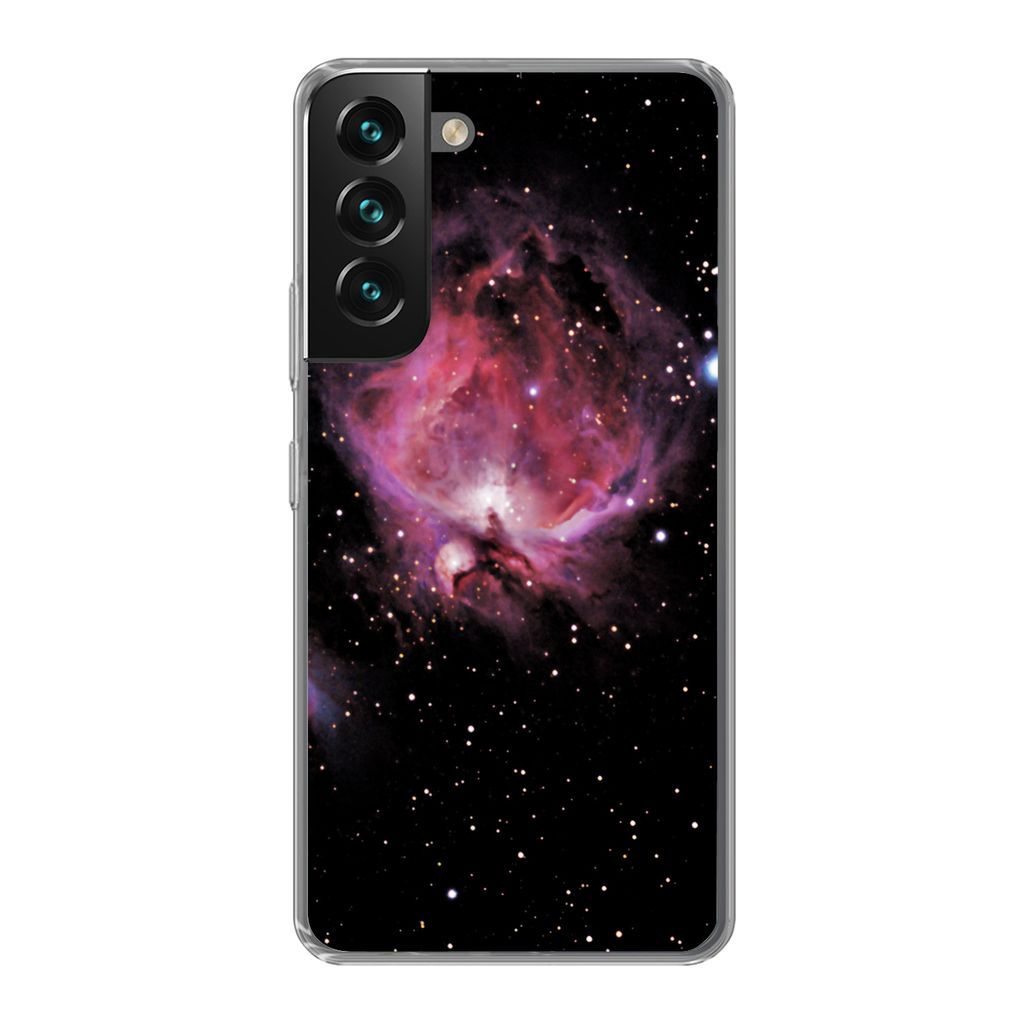 MuchoWow Handyhülle Schutzhülle Hülle für Samsung Galaxy S22 Konstellation - Weltraum - Orion - Jungen - Mädchen - Kinder Silikon Softcase H...