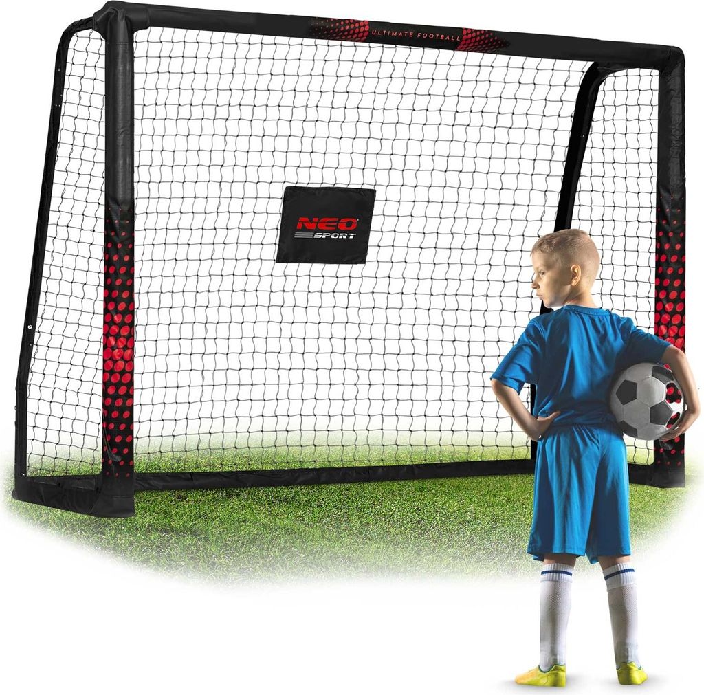 Fußballtor 180 x 120 x 60 cm NS-463 schwarz und rot Produktbild 