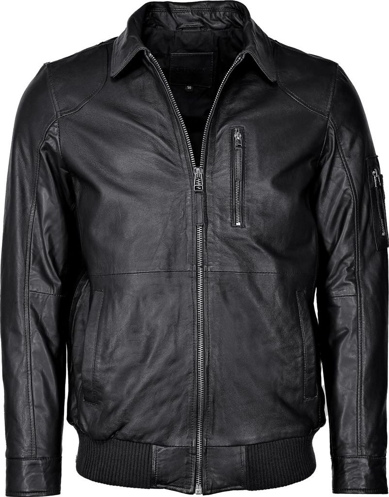 JCC Lederblouson 31018159 Herren black 58