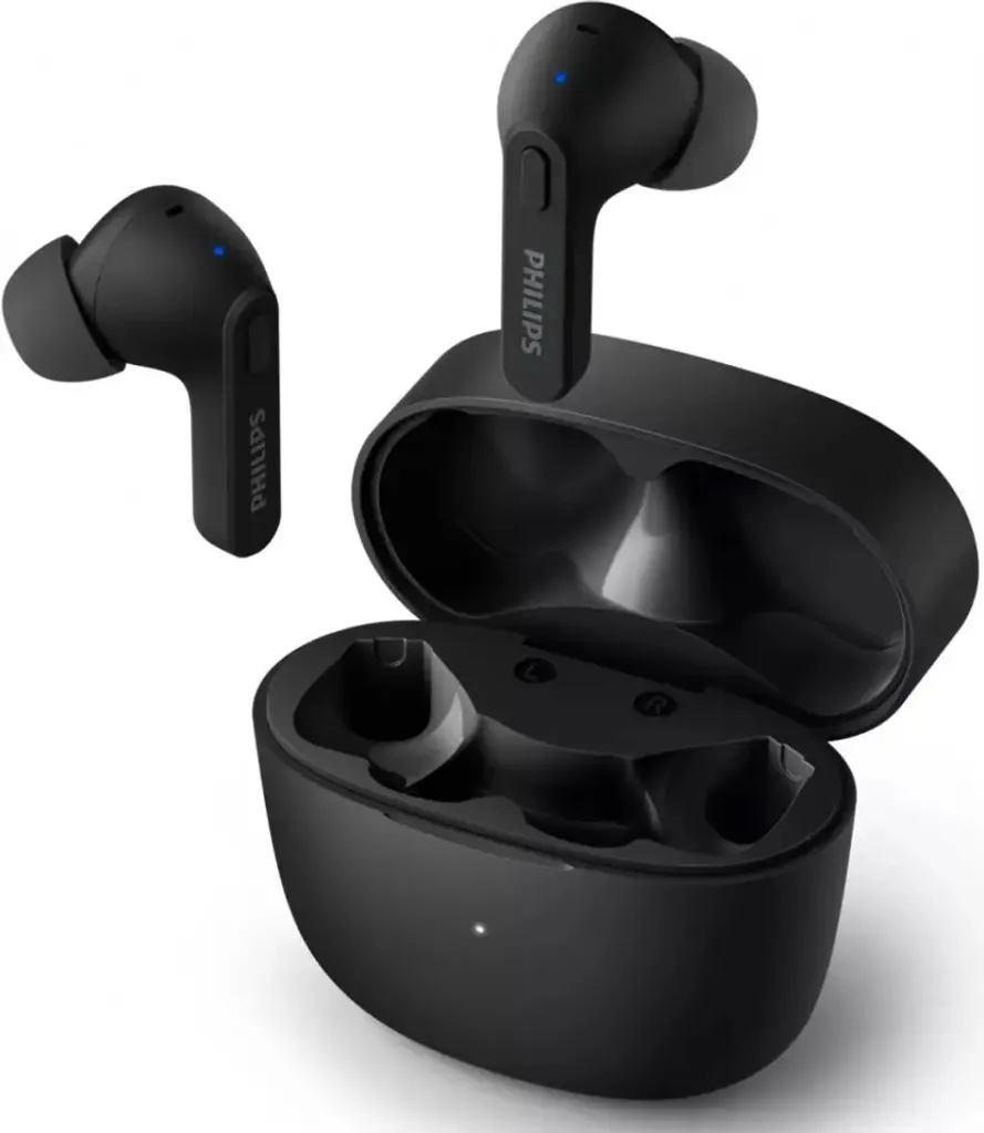 Philips TAT2206BK/00 Écouteurs True Wireless Noir avec étui de charge