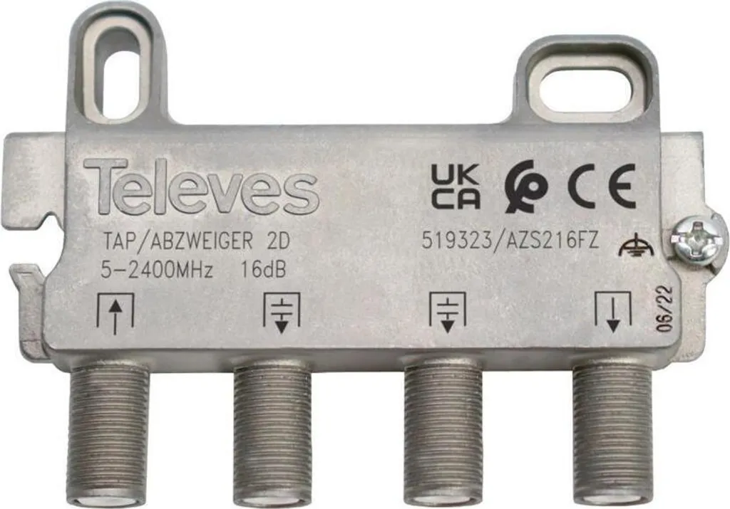 Acquista Televes 519323: Derivatore F 2 Vie 16dB Alta Qualità