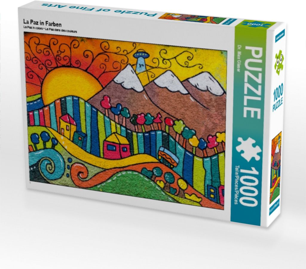 Calvendo La Paz in Farben 1000 Teile Puzzle quer 640x480mm, Max Glaser Dr.; 7445986