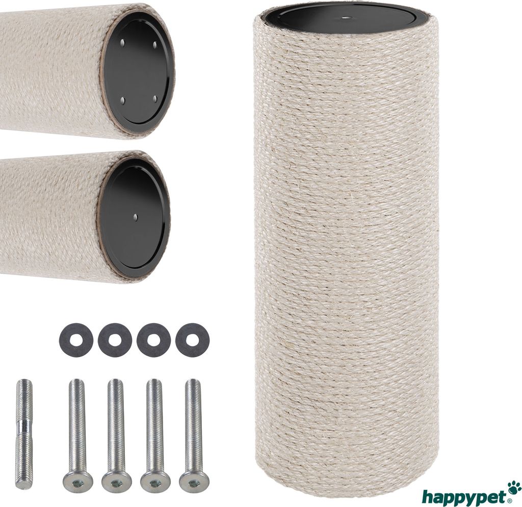 HAPPYPET Sisalstamm für Kratzbaum Ø 18 cm - 40/50/60/80 cm, Produktbild 2