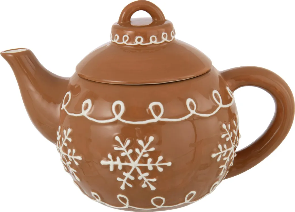 Théière J-Line Cookie : Versez sans goutte avec style en Dolomite Chic
