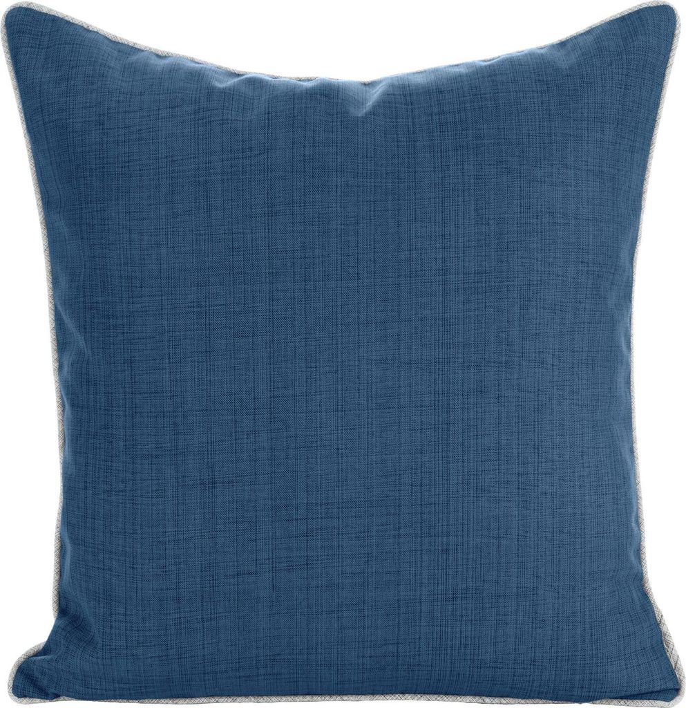 Kissenbezug Garten Wassefest Outdoor 3 dunkelblau 45x45