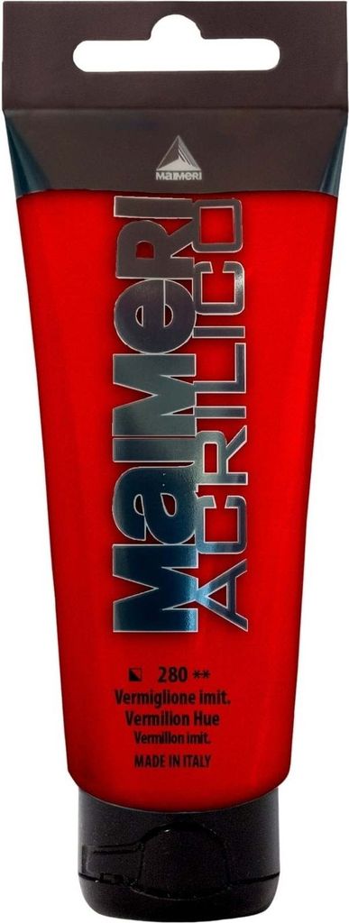 Maimeri Acrilico Acrylfarbe Vermilion (Hue) 280 75 ml 1 stk