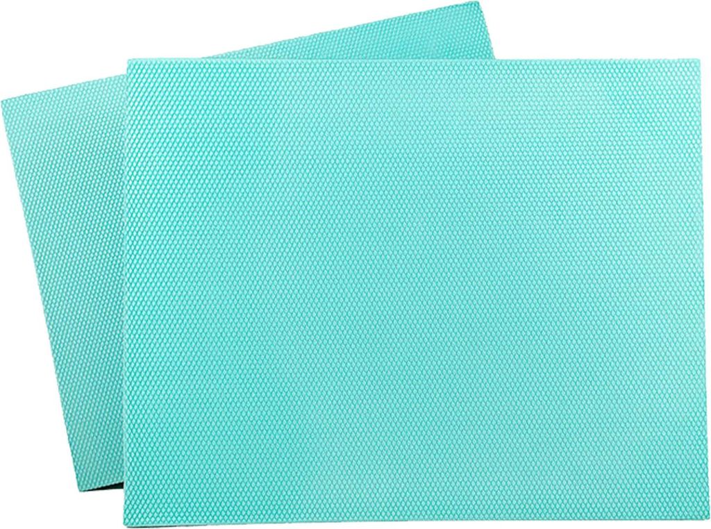 Ausgewogenes Kissen für Übungen, Fitness, Training, Stehen, weich, hoch belastbar, rutschfest, wasserdicht, TPE, Tiffany-Blau, 40 x 33 x 5 cm