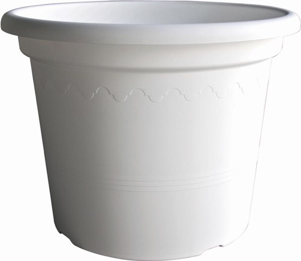 euro3plast 197-4.03 GEO Kübel GEO, 20 cm, weiß (1 Stück)