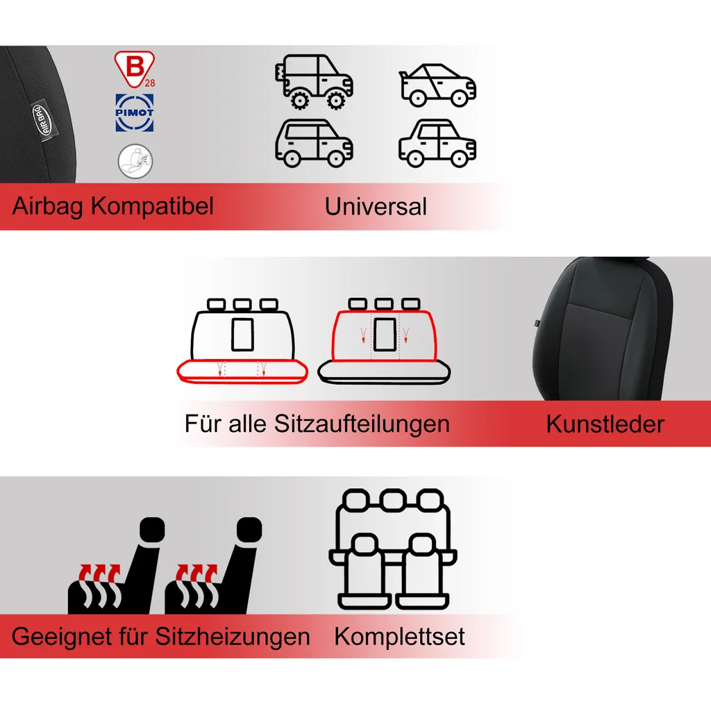 Set Coprisedili Saferide Volkswagen Jetta IV - Risparmia e Proteggi - 2