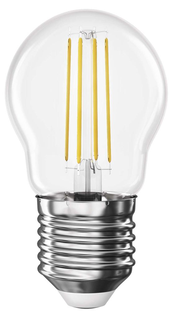 LED žárovka Filament Mini Globe / E27 / 3,4 W (40 W) / 470 lm / teplá bílá