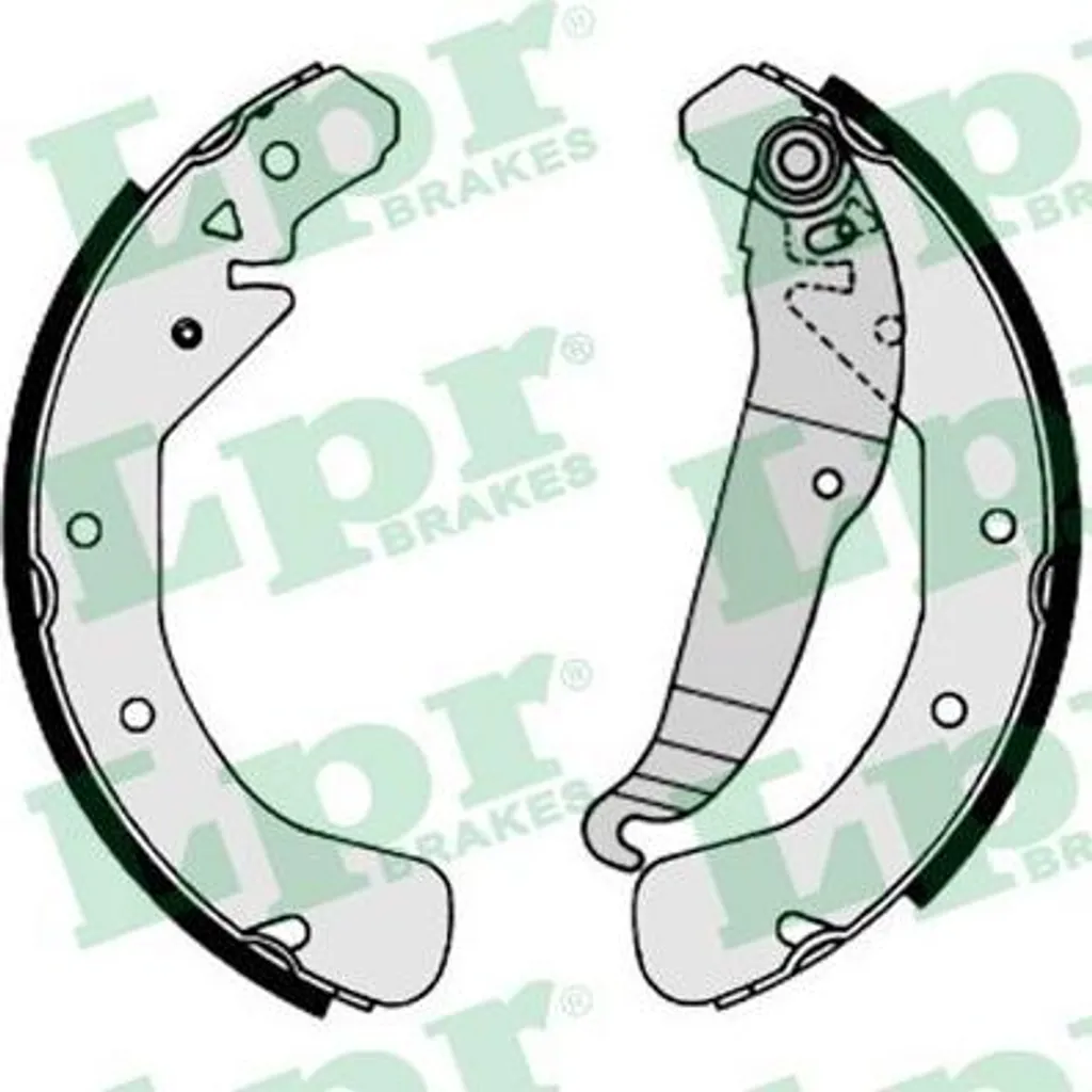 LPR 07200 Kit de Mâchoires de Frein Arrière OE 93189978 pour Astra G