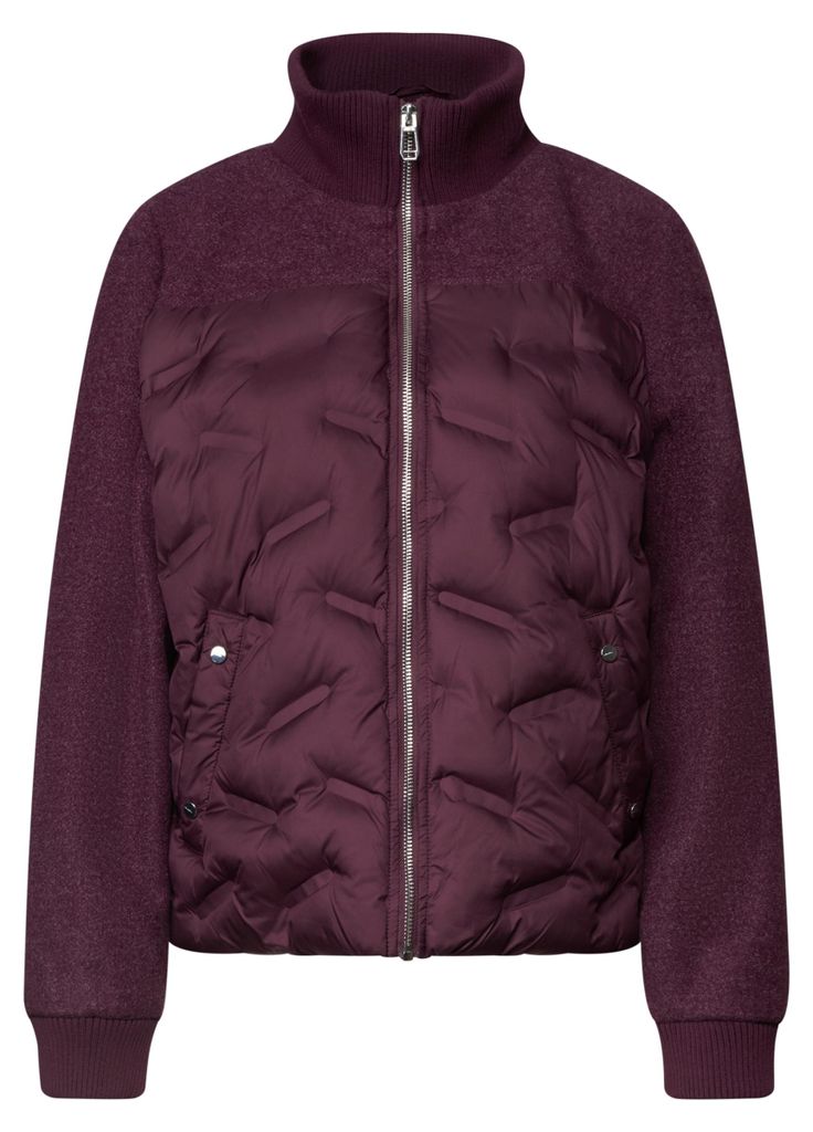 Street One LTD QR Short Mat Mix Jkt w. Gl rustic rouge 40 Produktbild 
