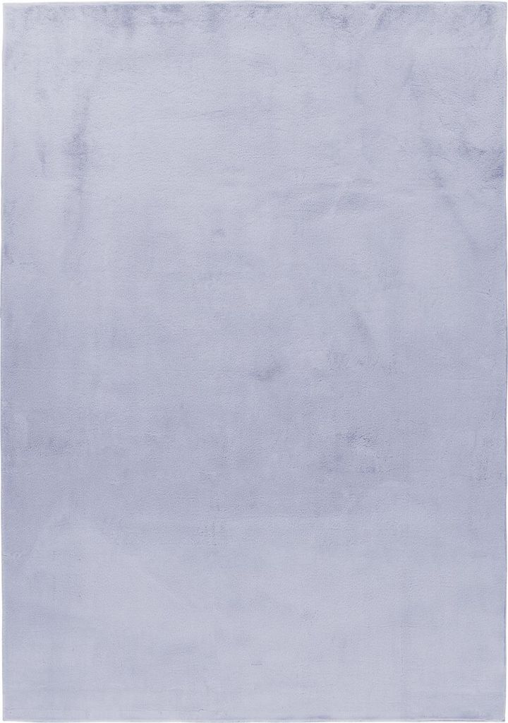 Pouffy teppich fluffy hochflor rechteckig 240x340cm silber