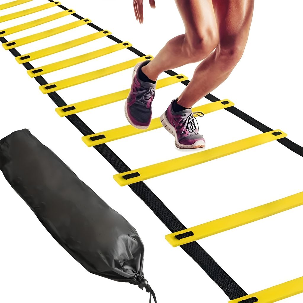 Fussball Trainingsset 6M Koordinationsleiter + Kegel Produktbild 