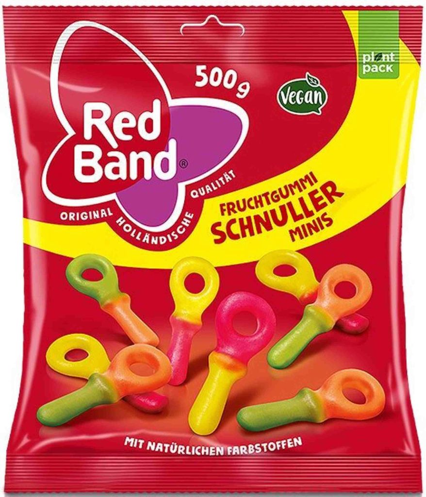 Red Band Fruchtgummi Schnuller Minis 500g Produktbild 