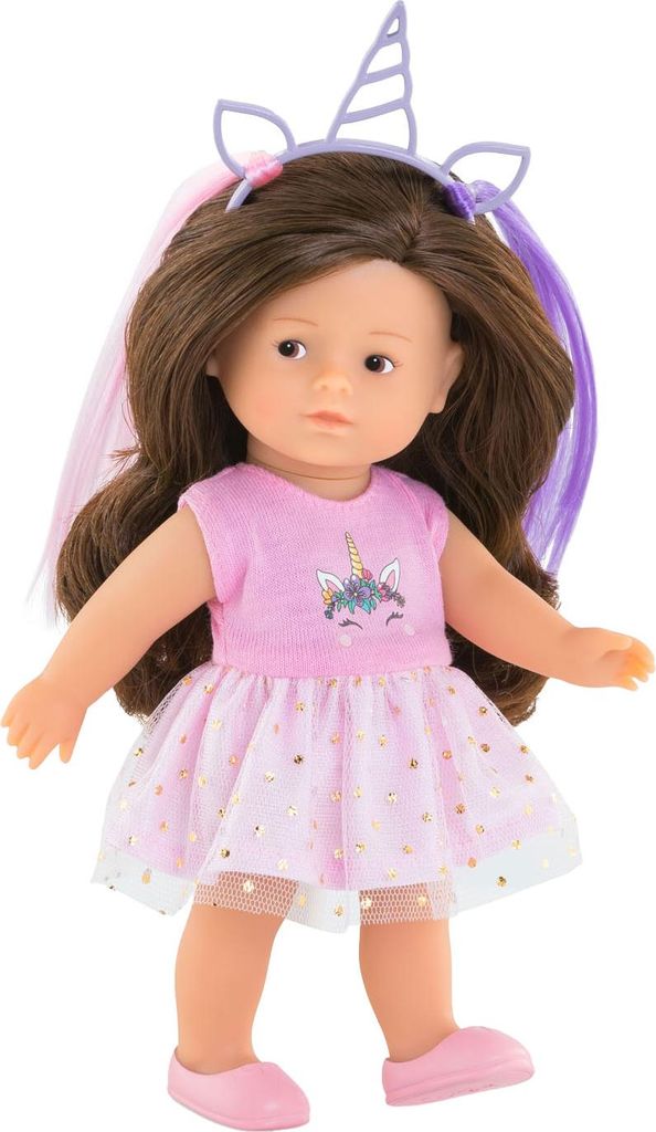 Corolle Puppe Einhorn Romy 20cm - Mini Corolline Spielset mit Zubehör