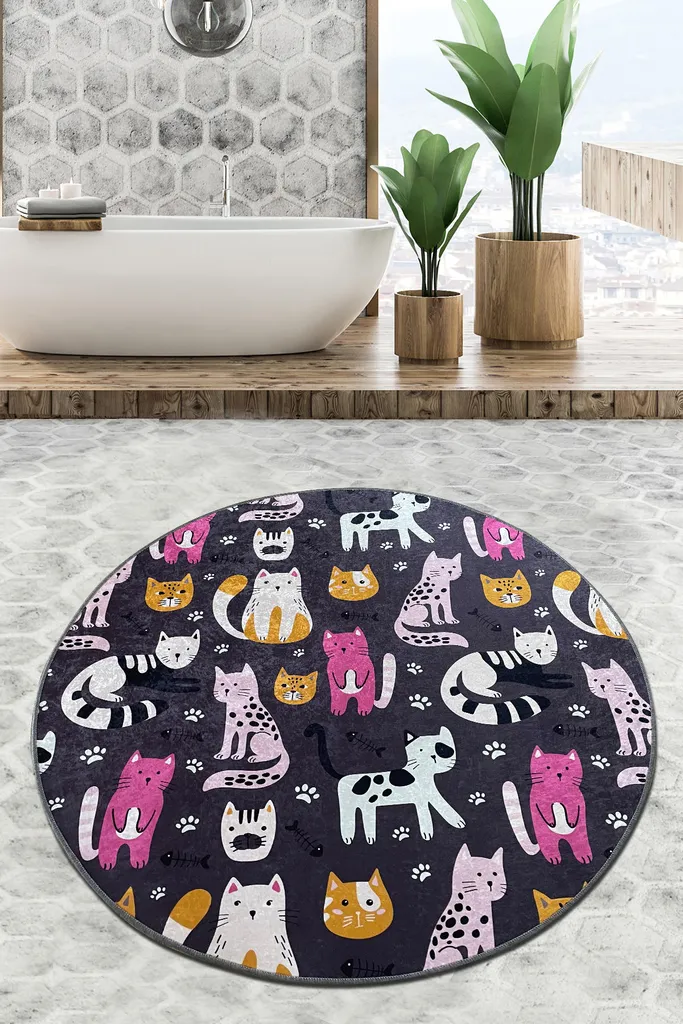 Tappeto Bagno Antiscivolo Mijolnir Park Multicolore 100% Poliestere
