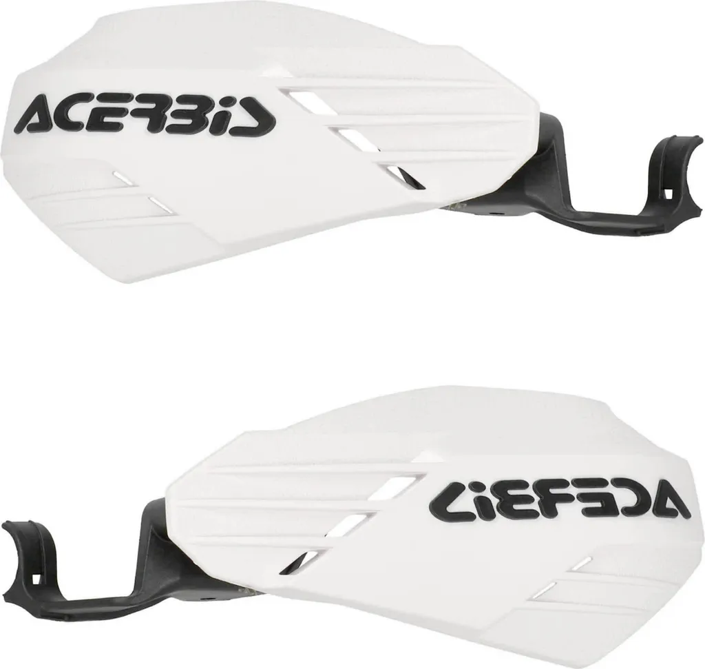 Paire de Protège-mains Cross ACERBIS Open pour Kawasaki Blanc Noir
