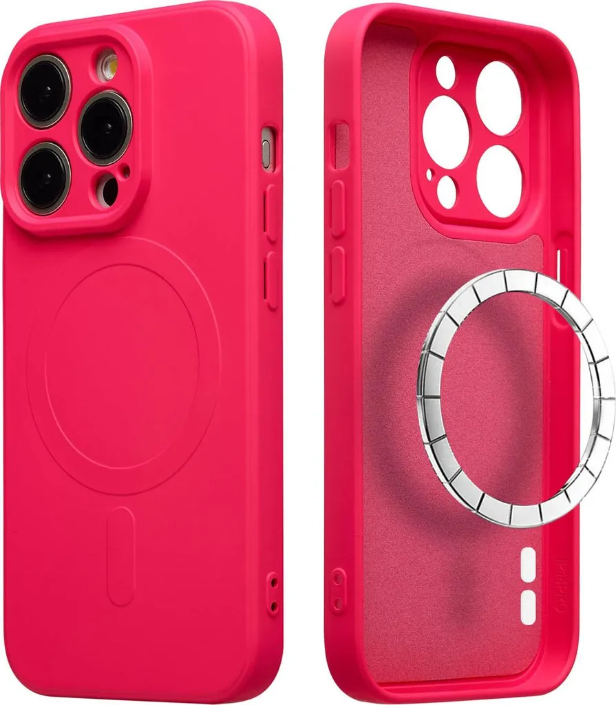 imoshion Color Back Cover con MagSafe iPhone 15 Pro - Rosa neon