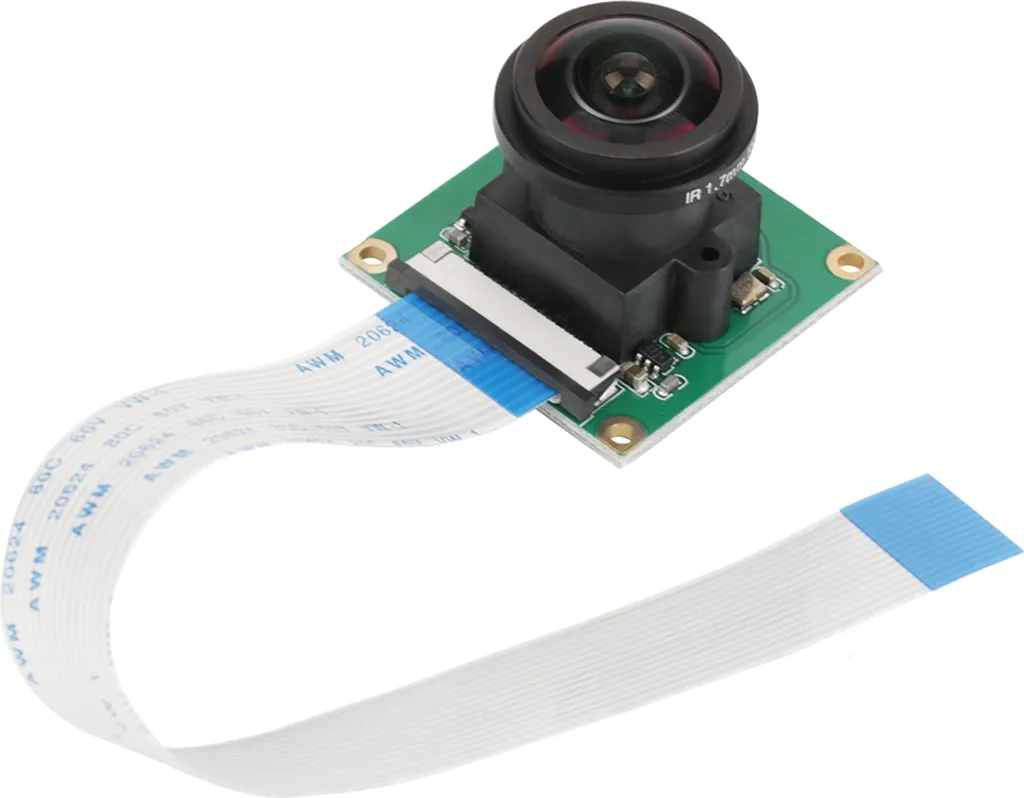 Modulo Camera Raspberry Pi 5MP HD - Grandangolo 160° per Visione Totale
