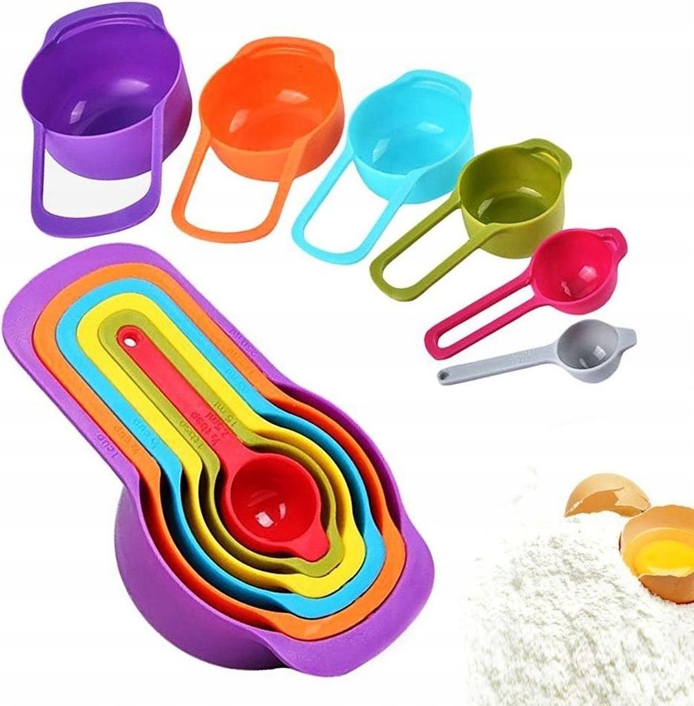 Küche Massnahmen Tassen Löffel Messbecher Satz Von 6 Stück Produktbild 