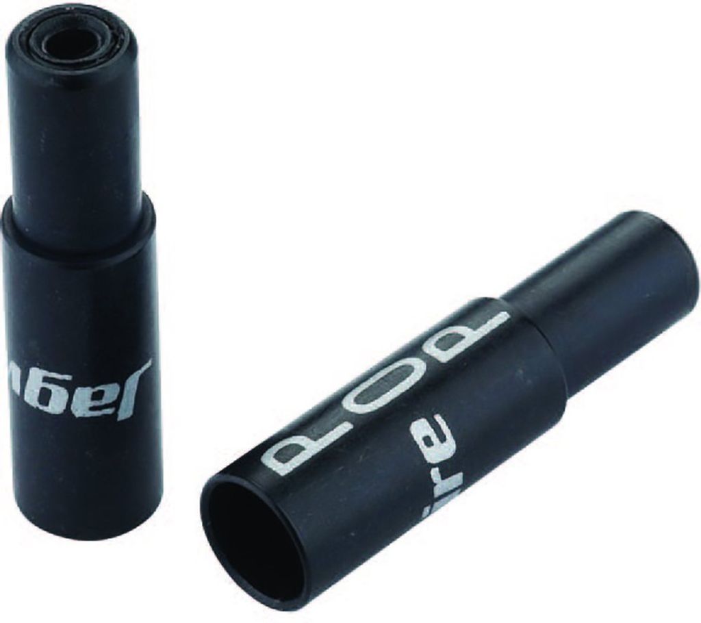 Jagwire-Endkappen – Pop 5 mm Bremse (keb) – Legierung (20 Stück) – schwarz