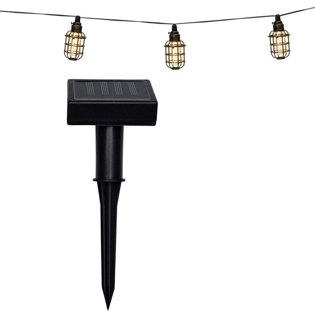Grundig Solar Guirlande lumineuse de jardin 10 lanternes Image du produit 