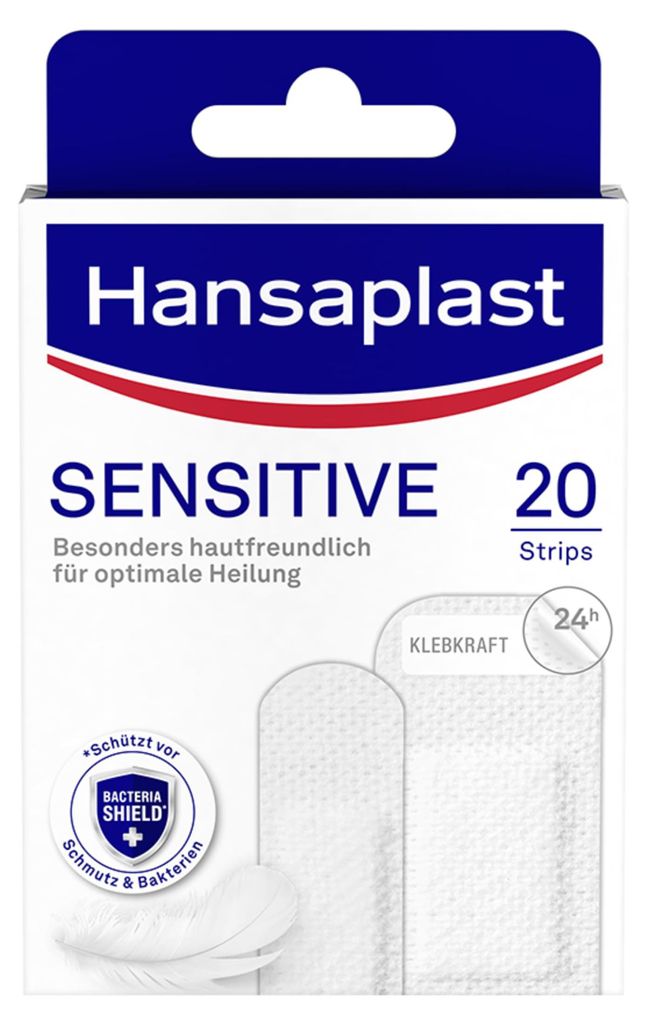 Hansaplast 46041 Hansaplast náplasti SENSITIVE 46041 bílé, Obrázek produktu 