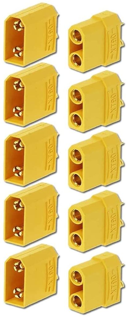 Set mit 5 Paar XT90 Stecker und Buchse | Hohe Qualität für Produktbild 