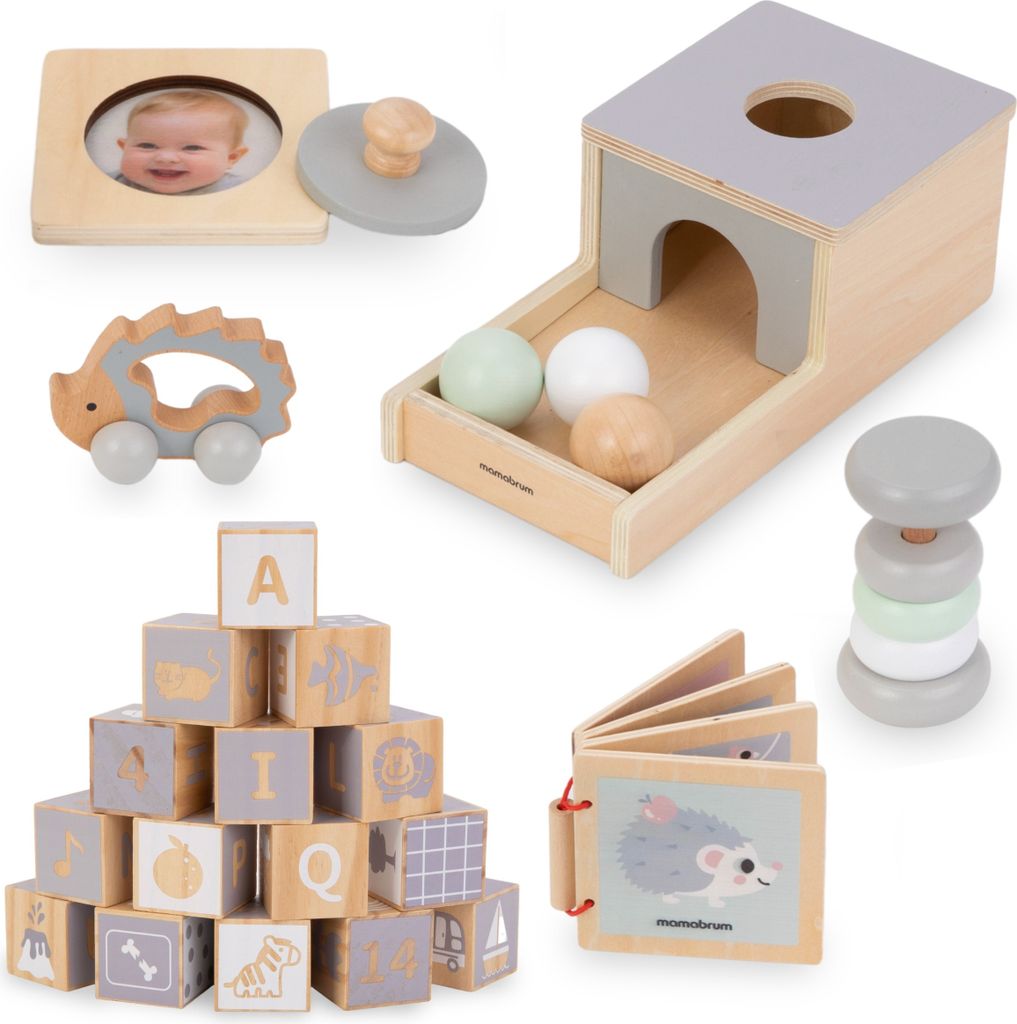 Montessori-Erziehungsbox für Babys - 6 Spielzeuge Produktbild 