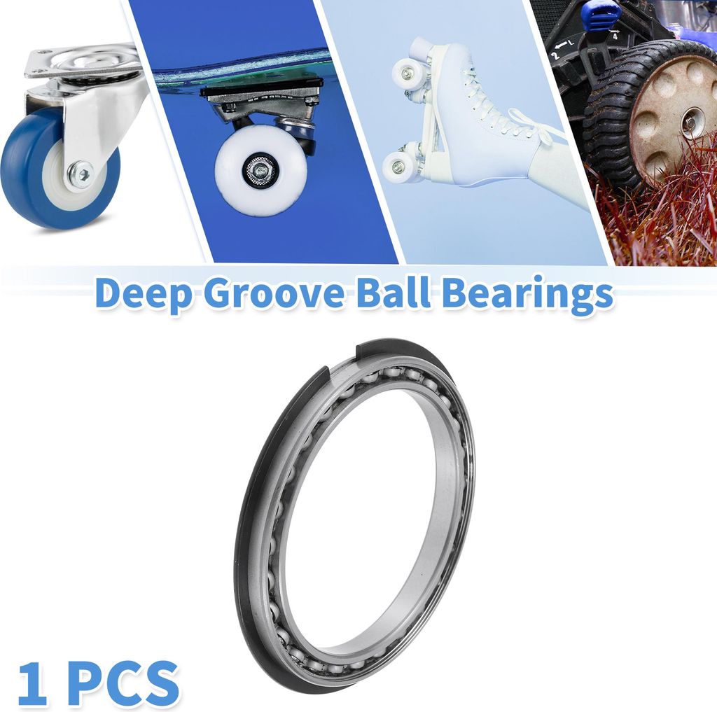 6816NR Rillenkugellager 80x100x10mm P0 Offene Art Geschmierte Lager 1 Stk Auto Roller Skateboard Rad Universal Silberton