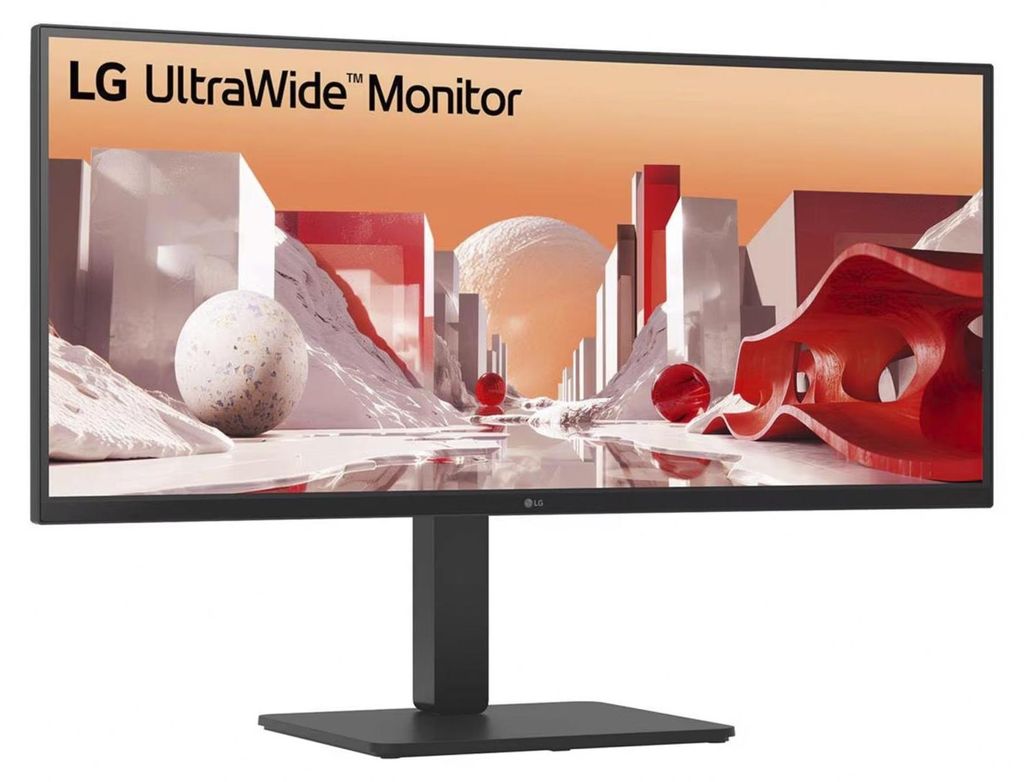 LG 34BA75QE-B.AEU, LED-Monitor, (UWQHD, IPS, Curved, HDR)
