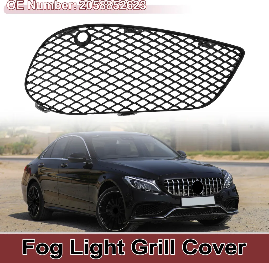Cache Inférieur de Feu Antibrouillard Droit pour Mercedes C350e en ABS