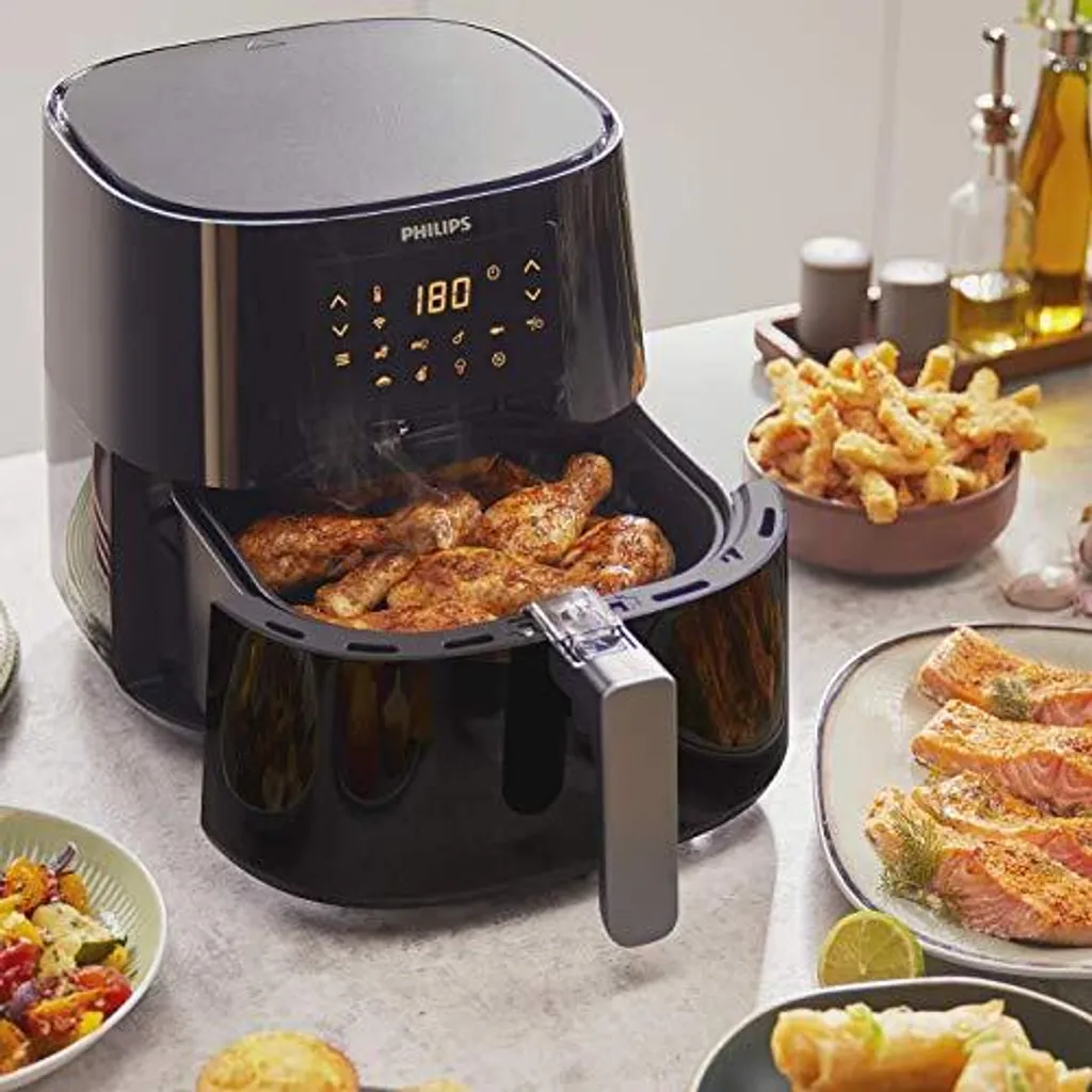Friteuse Philips HD9280 XL, airfryer connecté à air chaud de 2 kW - 16