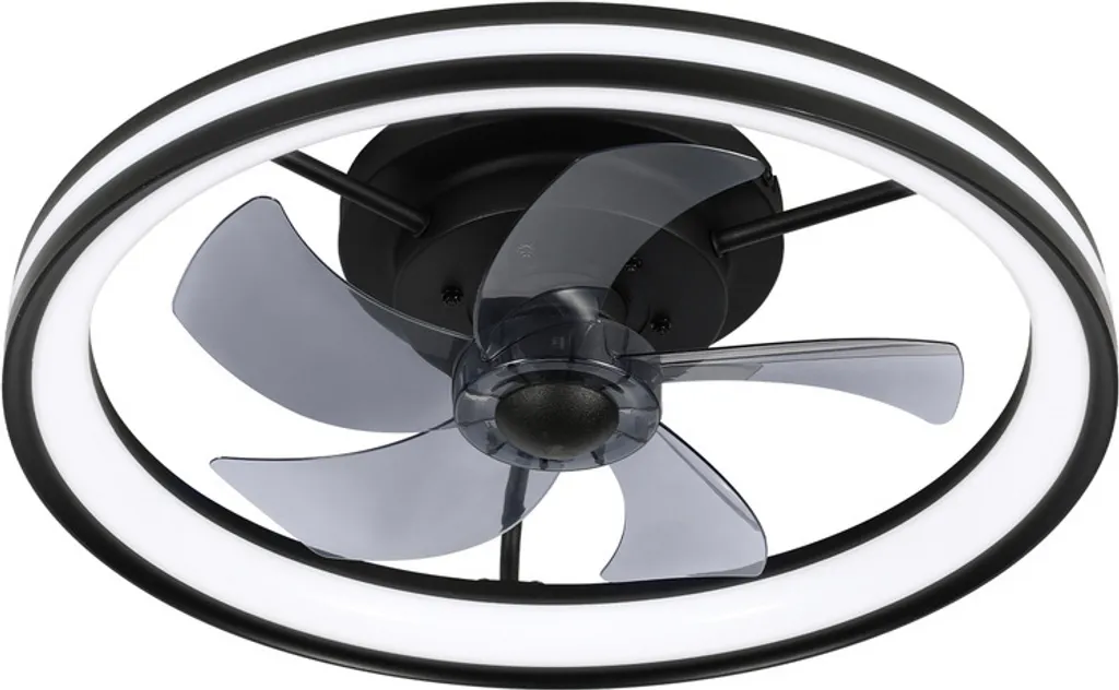 Jayseuw Ventilatore Soffitto LED: Tech 50cm con Telecomando e CCT