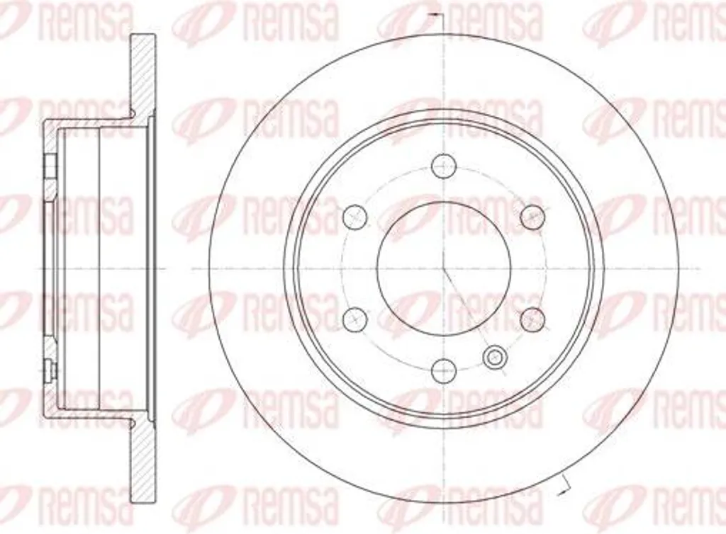 Disque de frein pour entretien Sprinter et Crafter - Réf REMSA 61035.00