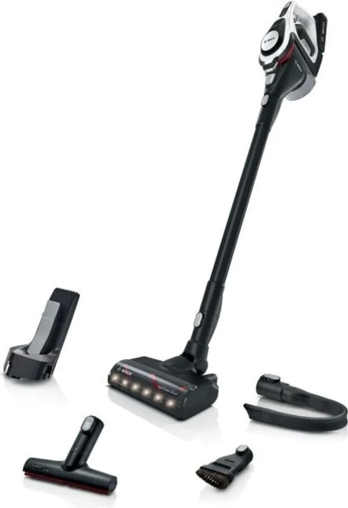 Bosch BBS8214 Aspirateur balai rechargeable 18V noir et blanc Unlimited