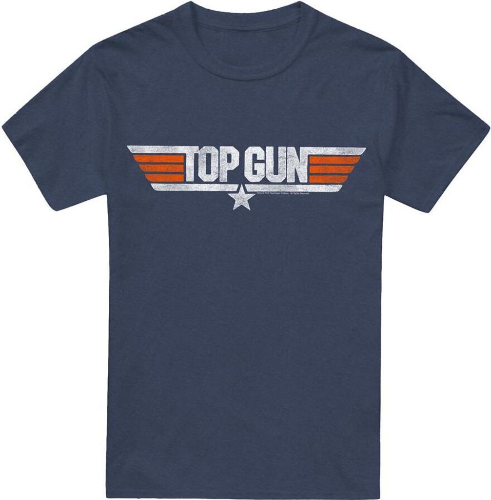 Top Gun - T-Shirt für Herren/Damen Uni TV15258 (L) (Marineblau)