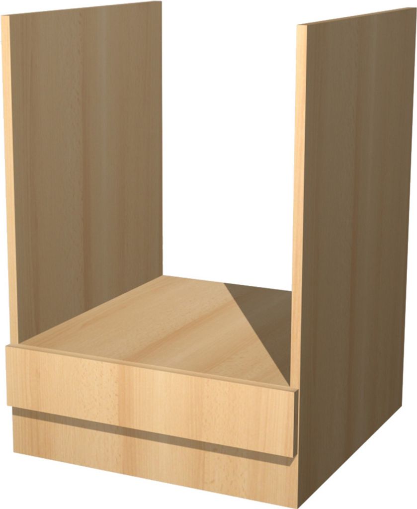 Herdumbauschrank ohne Arbeitsplatte - 60 cm breit - Buche – Produktbild 