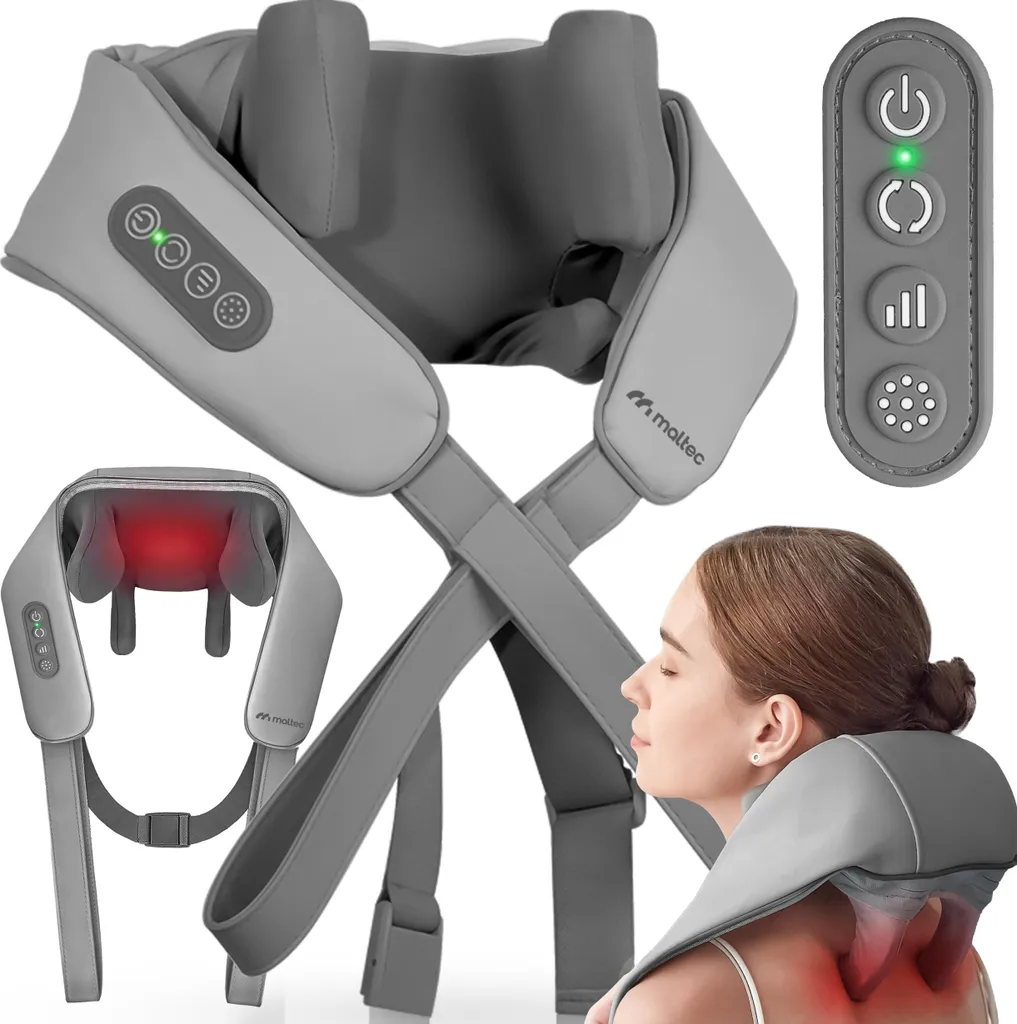 Cintura Massaggiante MalTec Cordless - Tecnologia 4D Shiatsu Calore