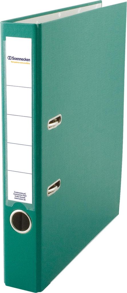 Ordner 3344 DIN A4 50mm PP grün Packung mit 25 Stück