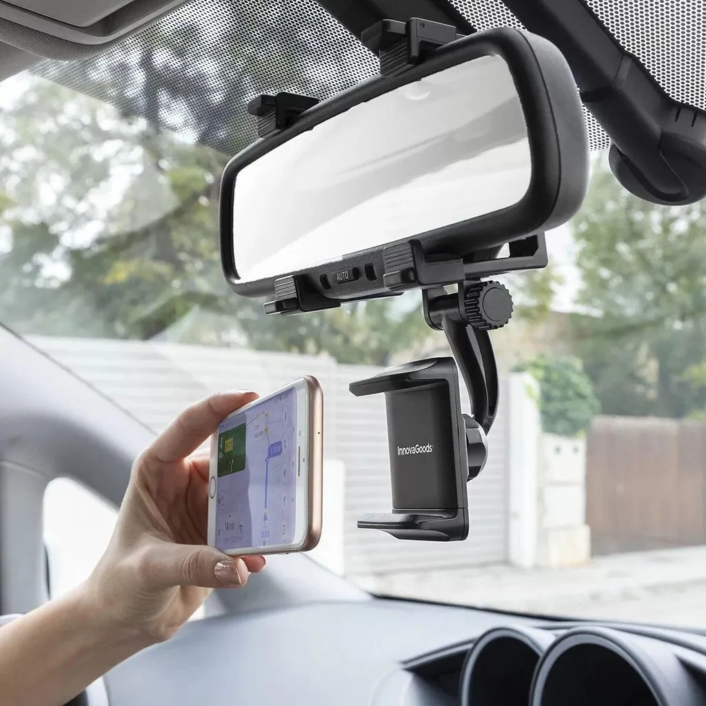 Supporto Smartphone per Specchietto Auto Stropp | Viaggia in Sicurezza - 5