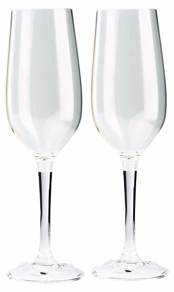 GSI Outdoors Nesting Champagne Flute Set, Champagnerflöte, 180 ml, Transparent, 260 mm, 61 mm, 61 mm