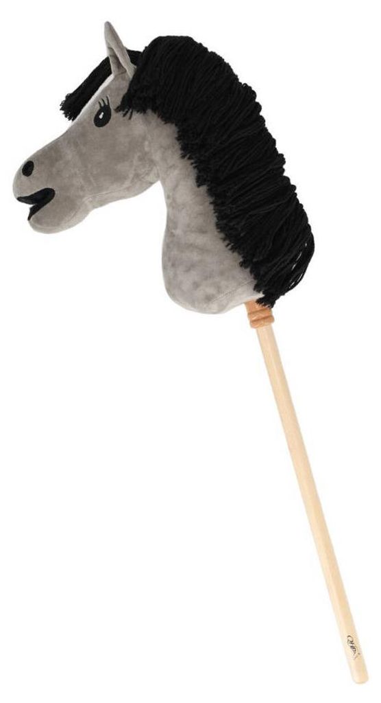 QHP Steckenpferd Hobby Horse, Farbe:grau