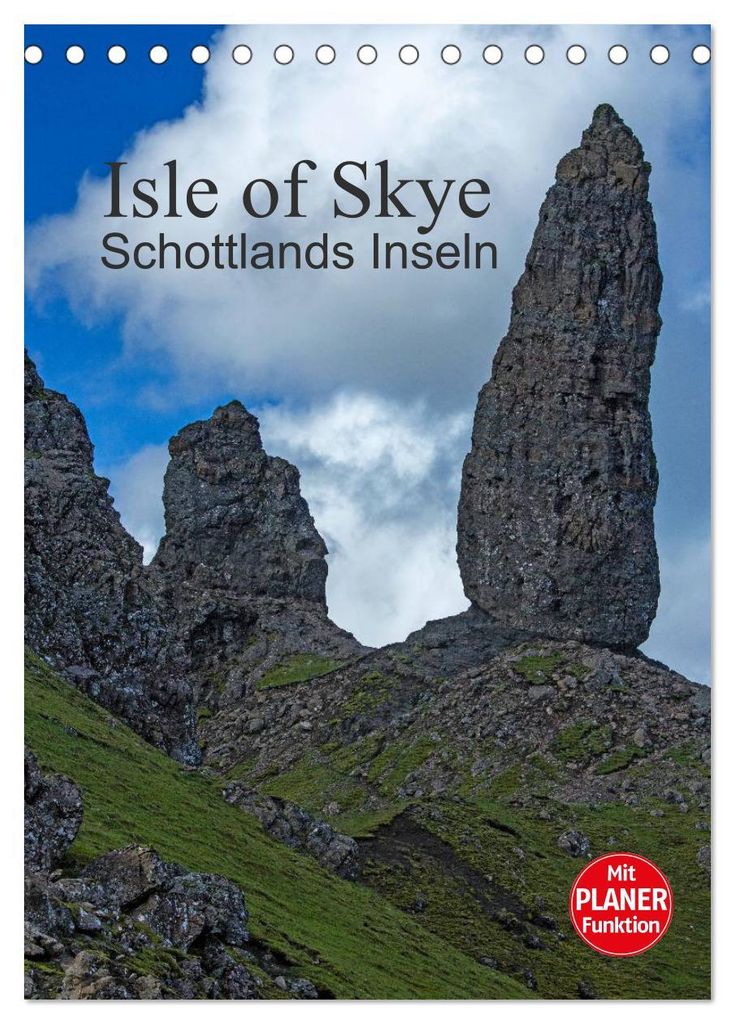 Isle of Skye - Schottlands Inseln - Familienplaner (Tischkalender 2027 DIN A5 hoch), CALVENDO Monatskalender