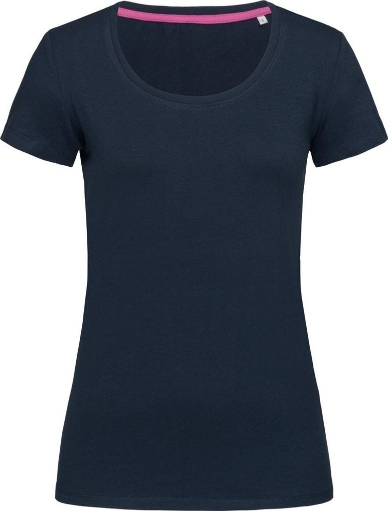 Stedman Damen T-Shirt Claire mit Rundhalsausschnitt AB390 (XS) (Dunkelblau)