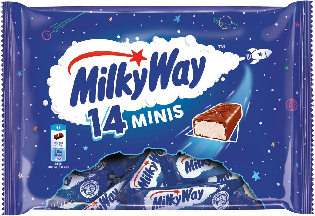 MilkyWay 464862 MilkyWay Minis Schokoriegel 227,0 g Immagine del prodotto 