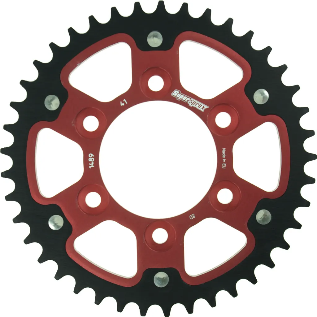 Couronne de transmission Supersprox Stealth 525 41Z Rouge RST-1489